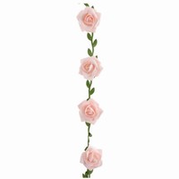 GIRLANDA Růžičky růžová 120cm