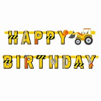 Girlanda paprov Happy Birthday Stavenit 220 cm