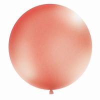 JUMBO balón 1m metalický růžové zlato