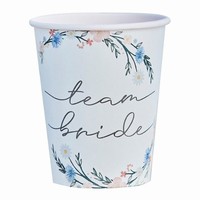 KELMKY paprov Boho Floral Team Bride 8ks