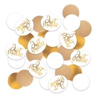Konfety paprov na stl Just Married bl/zlat 14 g
