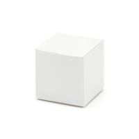 Krabičky na dárečky bílé 5 x 5 x 5 cm 10 ks