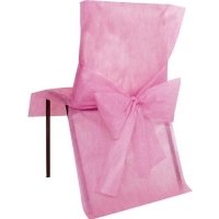 Potahy na židle růžové 50 x 95 cm 10 ks