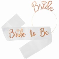 SET Bride to Be erpa a elenka Rose Gold