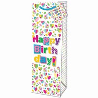 Taka drkov na lhev Happy Birthday Color 36 x 12,6 x 8,9 cm
