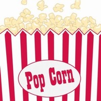 UBROUSKY paprov Hollywood popcorn 25x25cm 16ks