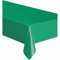 Ubrus plastov, smaragdov zelen 274 x 137 cm