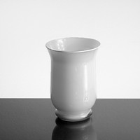 Váza zvon mléčné sklo - k dispozici 11 ks