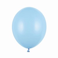 Balónek latexový 30 cm baby blue 1 ks