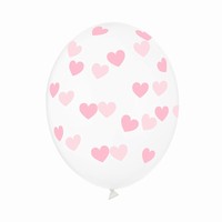 Balnky 50 ks latexov s rovmi srdky 50 ks
