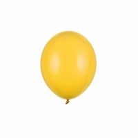 Balnky latexov pastelov medov lut 12 cm 100 ks